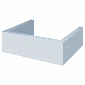 Modulo Predial para Churrasqueira 4 Espetos 50cm Liso Concreto Bratific
