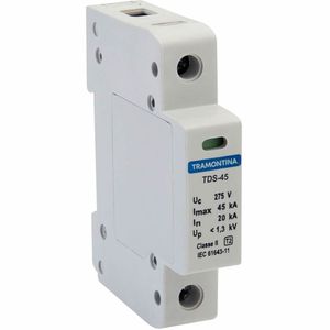 Dispositivo 1p 45ka Protetor De Surto Dps Classe-ii Soprano