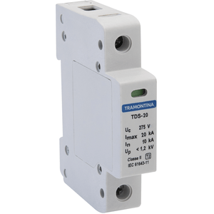 Dispositivo 1p 20ka Protetor De Surto Dps Classe-ii Soprano