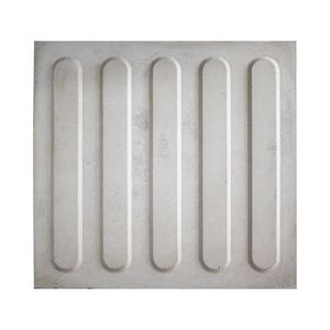 Piso 25x25 Tátil Concreto Direcional Cinza