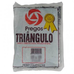 Prego com Cabeça 18x24 Pacote de 1Kg Triangulo
