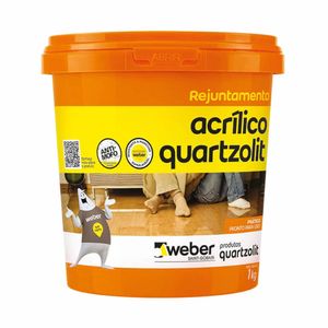 Rejunte Pote Acrílico Bege 1kg Quartzolit