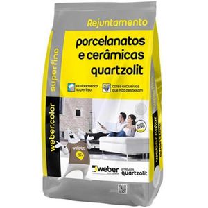 Rejunte Superfino Porcelanatos e Cerâmicas Caramelo 5kg Quartzolit