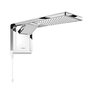 Ducha Acqua Duo Ultra 6800W 220V Branco e Cromado Lorenzetti