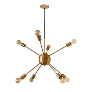 Pendente Togo 8 Lâmpadas 110 Cobre Kin Light