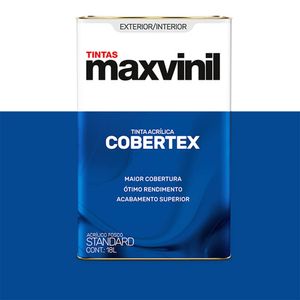 Tinta Cobertex Externa 18L Acrílica Standard Branco Gelo Maxvinil