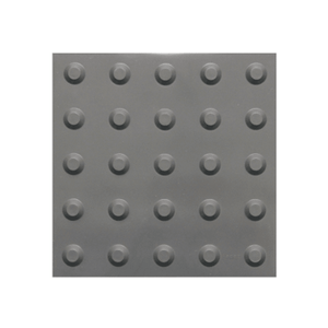 Piso 25x25 Tátil Concreto Alerta Cinza