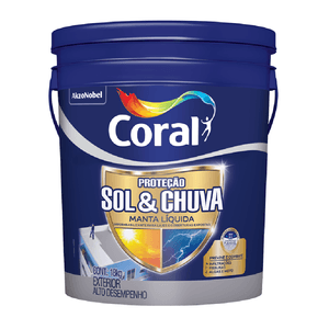 Proteção Sol e Chuva 18kg Manta Liquida Branca Coral