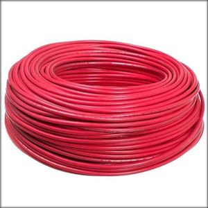 Cabo Flexível 4.00mm Vermelho (Com 50 metros)