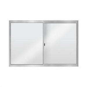Janela de Correr 100x120 com 2 Folhas Vidro Liso Natural Lider