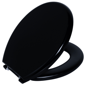 Assento Universal Oval Almofadado Preto Astra
