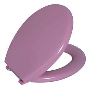 Assento Universal Oval Almofadado Rosa Astra