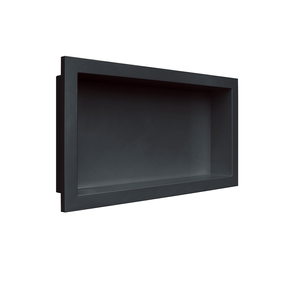 Nicho para Embutir 30x60cm Abs Preto Vulcano Arquitech