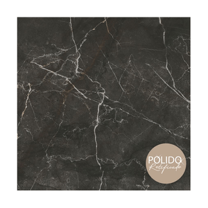 Piso Polido Retificado 66x66 Nero Elevato Extra Formigres Premium