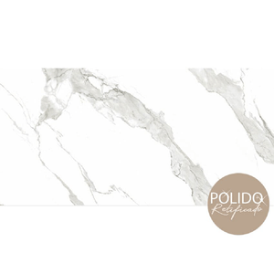 Piso Polido Retificado 60x120 Gran Statuario Extra Formigres Premium