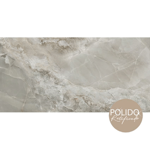 Piso Polido Retificado 60x120 Gran Sirius Gray Extra Formigres Premium