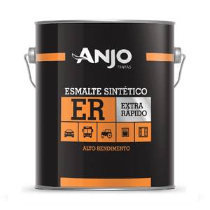 Tinta Esmalte Sintético Extra Rápido 3,6L Branco Geada Anjo