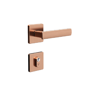Fechadura Rose Alavanca Roseta Quadrada Externa 3f
