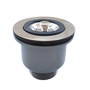 Válvula com Cesto de Limpeza 3 1/2 Inox Flvx
