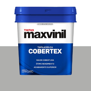 Tinta Semi Brilho Cobertex Interna/ Externa 18L Nevoeiro Maxvinil