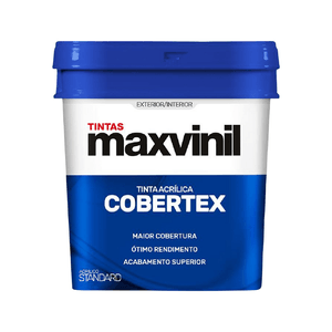 Tinta Semi Brilho Cobertex Interna/ Externa 18L Branco Neve Maxvinil