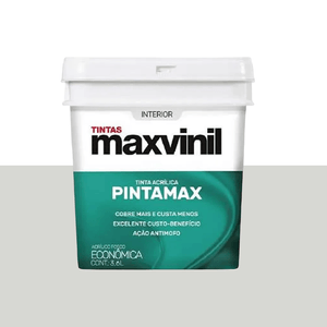 Tinta Pintamax Interna 3.6L Acrílica Fosco Branco Gelo Maxvinil