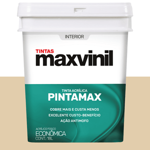 Tinta Pintamax Interna 18L Acrílica Fosco Palha Maxvinil