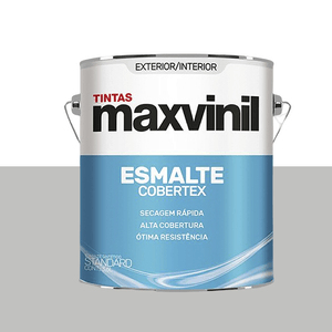 Tinta Esmalte Sintético Cobertex Externa 3,6L Standard Brilhante Platina Maxvinil