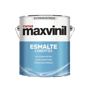 Tinta Esmalte Sintético Cobertex Externa 3,6L Standard Brilhante Branco Neve Maxvinil