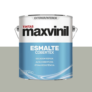 Tinta Esmalte Sintético Cobertex Externa 3,6L Standard Brilhante Cinza Médio Maxvinil