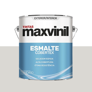 Tinta Esmalte Sintético Cobertex Externa 3,6L Standard Brilhante Branco Gelo Maxvinil