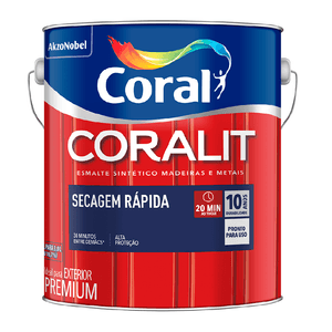 Esmalte Secagem Rápida Externa Branco Neve Coralit