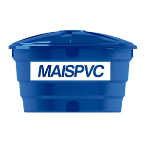 Caixa D'água 500L Polietileno com Tampa Mais PVC