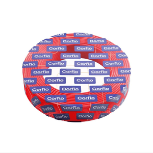 Cabo Flexível 10.00mm2 Vermelho Corfio (Com 10 metros)