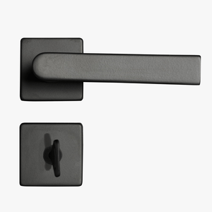 Fechadura Zamac Concept Roseta 414-40 Banheiro Preto Externa Pado
