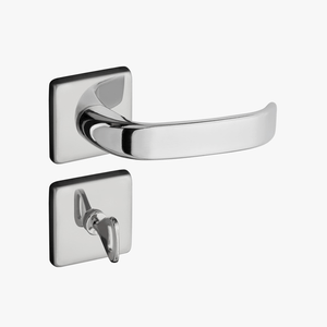 Fechadura Zamac Concept Roseta quadrada 413 Banheiro Cromada Pado