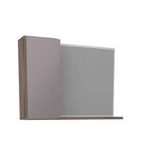 Espelheira com armário 38x53x13cm Margarida 360 Tamarindo MDP Cozimax