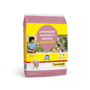 Argamassa Cimentcola Externa 20kg AC-2 Varandas e Quintais Quartzolit