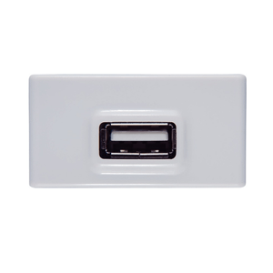 Módulo para Tomada USB 42mmx22mmx40.5mm 1.5A Branco Bivolt Tramontina