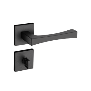 Fechadura Zamac Vivaldi Roseta 885-80 Banheiro Preto Pado