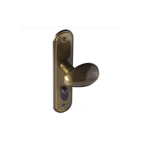 Fechadura Zamac Concept Espelho 404 Externa Bronze Oxid Pado