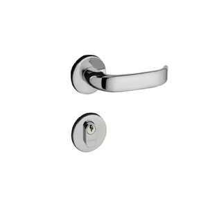 Fechadura Zamac Concept Roseta redonda 413 Externa Cromada Pado