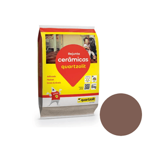Rejunte Flexível Marrom Café 5kg Quartzolit