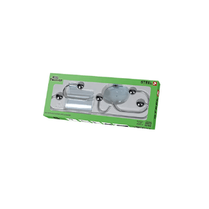 Kit Acessórios para Banheiro com 5 Peças Cromado Twister Steel