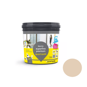 Rejunte Superfino Premium Bege 2kg Quartzolit