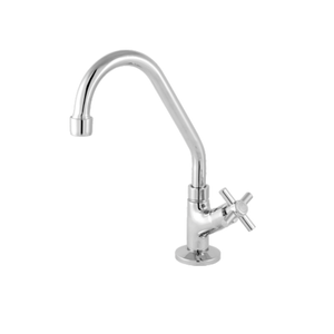 Torneira Para Cozinha Mesa Bancada Cozinha 1/4 Volta Plástico Lite 2191 C31 Abs Cromada Higo