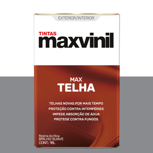 Resina Max 18 Litros Telha Cinza Maxvinil