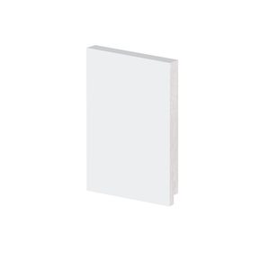 Alizar ou Rodapé 2.40x15 50015 Branco Poliestireno Arquitech