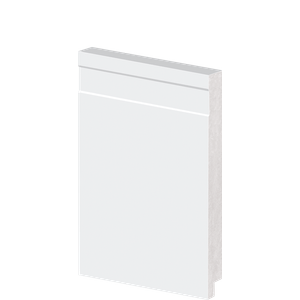 Alizar Rodapé 2.40x15 51015 Branco Arquitech