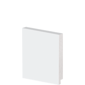 Alizar Rodapé 2.40x10 50010 Branco Arquitech